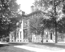 Residence of ex President Harrison, Indianapolis, Indiana, USA, c1900. Creator: Unknown