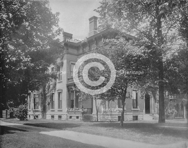 'Residence of Ex-President Harrison, Indianapolis, Indiana', c1897. Creator: Unknown.