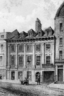 Residence of John Hoole, Great Queen Street, Lincoln's Inn Fields, London, 1840. Artist: C J Smith