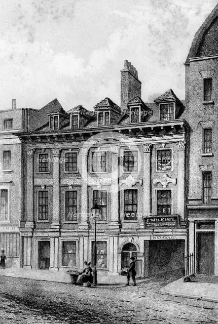 Residence of John Hoole, Great Queen Street, Lincoln's Inn Fields, London, 1840. Artist: C J Smith