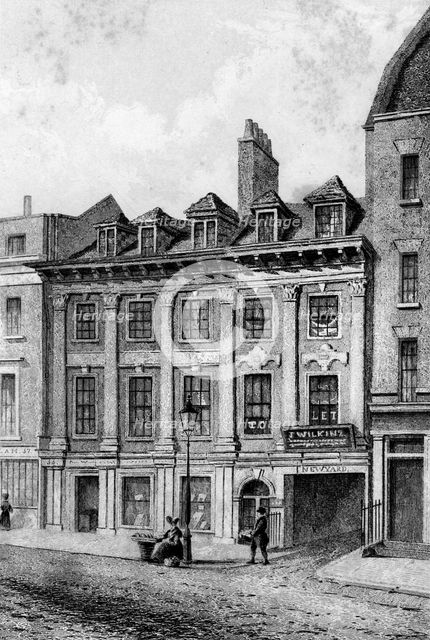 Residence of John Hoole, Great Queen Street, Lincoln's Inn Fields, London, 1840. Artist: C J Smith