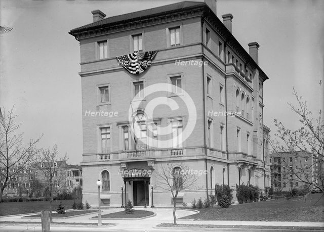Residence of Samuel Miller Breckinridge Long, 3rd Asst. Secretary of State, Washington DC, 1917.  Creator: Harris & Ewing.