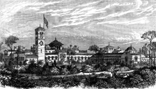 Residence of the British Legation at Teheran, 1873. Creator: Unknown