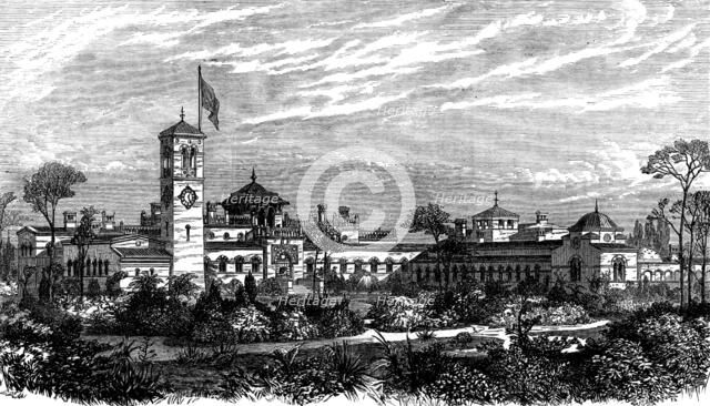 Residence of the British Legation at Teheran, 1873. Creator: Unknown.