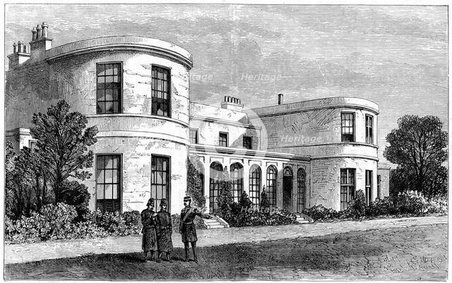 Residence of the Chief Secretary for Ireland, Phoenix Park, Dublin. Artist: Unknown