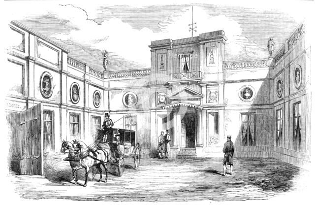 Residence of the Earl of Clarendon, at Paris, 1856.  Creator: Unknown.