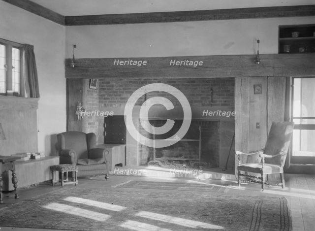 Residence of Thomas E. Martson, interiors, 1932. Creator: Arnold Genthe.