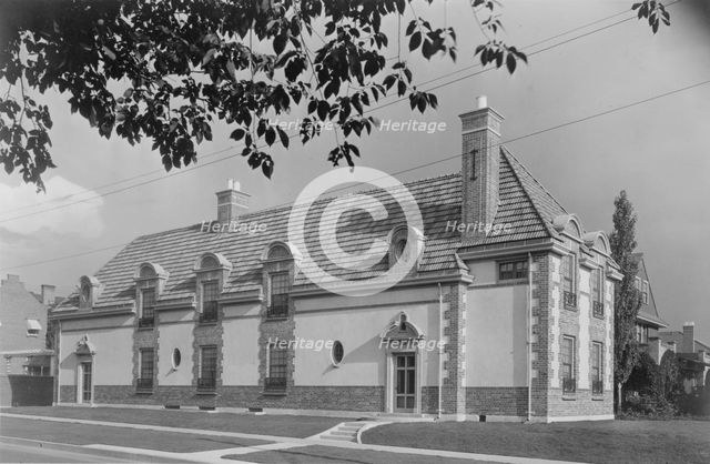 Residence at 1700 East 7th Avenue, Denver, Colorado, J. B. Benedict, architect, 1923. Creator: Roy C. Hyskell.