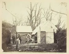 Residence Chief Quartermaster Third Army Corps, Brandy Station, December 1863. Creator: James Gardner