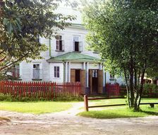 Residence for the sisters of the Leushinskii Monastery [Leushina, Russian Empire], 1909. Creator: Sergey Mikhaylovich Prokudin-Gorsky