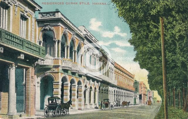 Residences, Cuba, c1910. Artist: Unknown