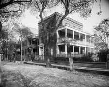 Residences on Hasell St., Charleston, S.C., 1902. Creator: Unknown