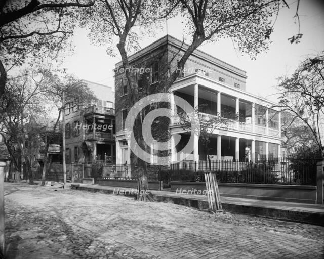 Residences on Hasell St., Charleston, S.C., 1902. Creator: Unknown.