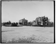 Residences on Newberry Boulevard, Milwaukee, between 1890 and 1901. Creator: Unknown