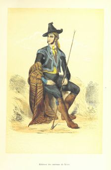 Resident of the area around Jerez, 1848. Creators: Adolphe François Pannemaker, Estaquier