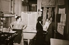 Residents of a tenement, Henry Street, Lower East Side, Manhattan, New York, USA, early 1930s. Creator: Unknown