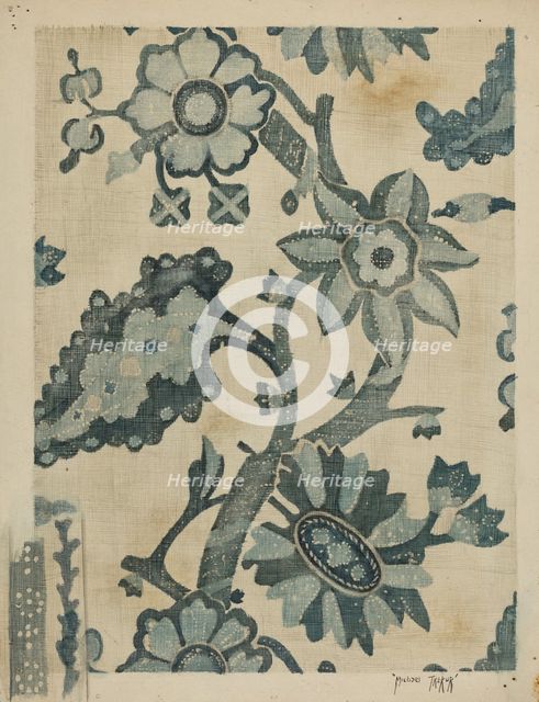 Resist Print, c. 1937. Creator: Michael Trekur.