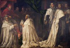 Resolution of the dispute between the clergy and the knights, 1624. Creator: Augustín Leonardo