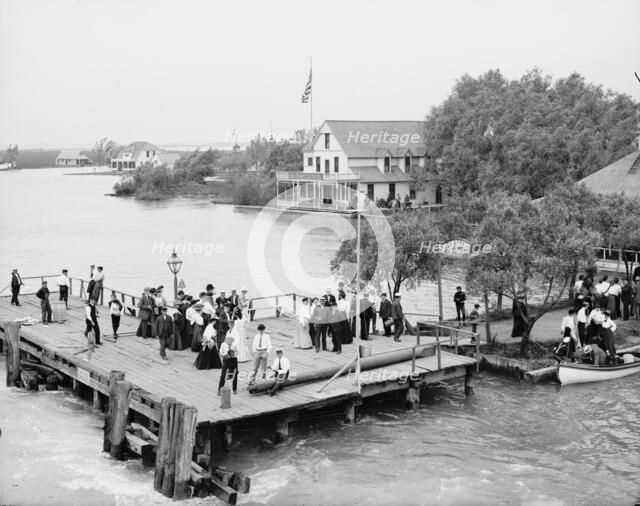 Resort, St. Clair Flats, Mich., A, c1905. Creator: Unknown.
