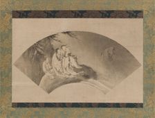Resshi Flying on a Cloud, 16th century. Creator: Kano Yukinobu