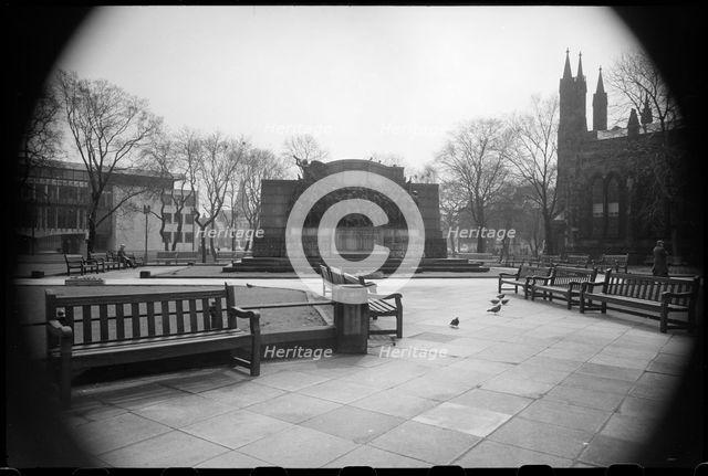 Response War Memorial, Barras Bridge, Newcastle Upon Tyne, c1955-c1980. Creator: Ursula Clark.