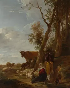 Rest, 1644. Creator: Nicolaes Berchem