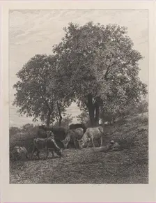 Rest, 1864. Creator: Charles Emile Jacque