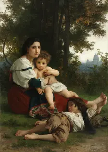 Rest, 1879. Creator: William Adolphe Bouguereau (French, 1825-1905)