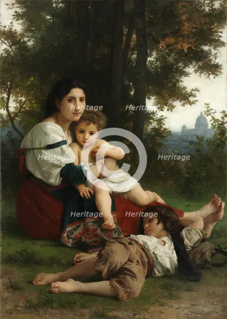 Rest, 1879. Creator: William Adolphe Bouguereau (French, 1825-1905).