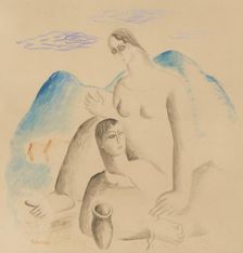 Rest, 1930. Creator: Mikulas Galanda