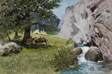 Rest under Rocks, c1876. Creator: Stanislaw Witkiewicz
