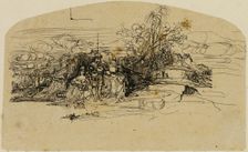 Rest with the Guard, n.d. Creator: Rodolphe Bresdin