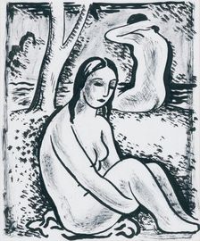 Rest, around 1930-1932. Creator: Mikulas Galanda