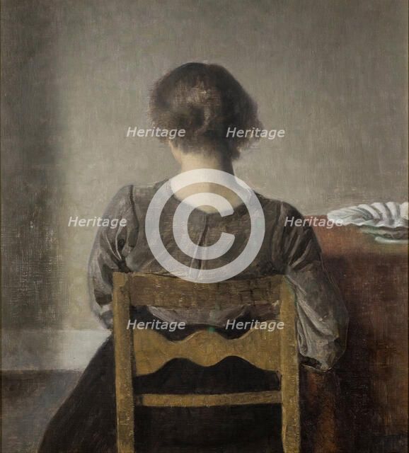 Rest. Artist: Hammershøi, Vilhelm (1864-1916)