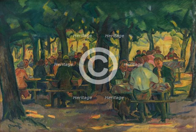 Rest beneath the Trees, around 1935-1940. Creator: Gustav Mally.