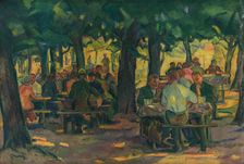 Rest beneath the Trees, around 1935-1940. Creator: Gustav Mally