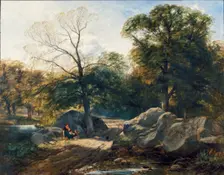 Rest by the Way, early or mid-19th century. Creator: Thomas Creswick