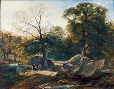 Rest by the Way, early or mid-19th century. Creator: Thomas Creswick