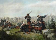 Rest During the March, c1876. Creator: José Benlliure y Gil
