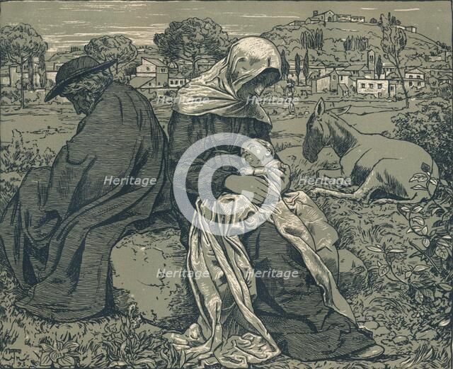 'Rest During the Flight into Egypt', c1897. Artist: Hans Thoma.