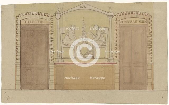Rest from old age, through Precaution and Love, 1869-1925. Creator: Antoon Derkinderen.