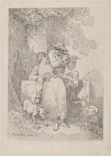 Rest from Labour on Sunny Days, 1784-87., 1784-87. Creator: Thomas Rowlandson