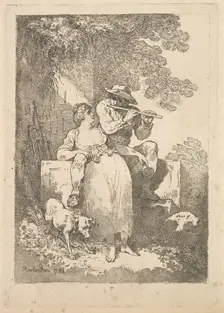 Rest from Labour on Sunny Days, 1784-87. Creator: Thomas Rowlandson