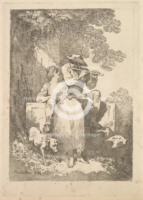 Rest from Labour on Sunny Days, 1784-87. Creator: Thomas Rowlandson.