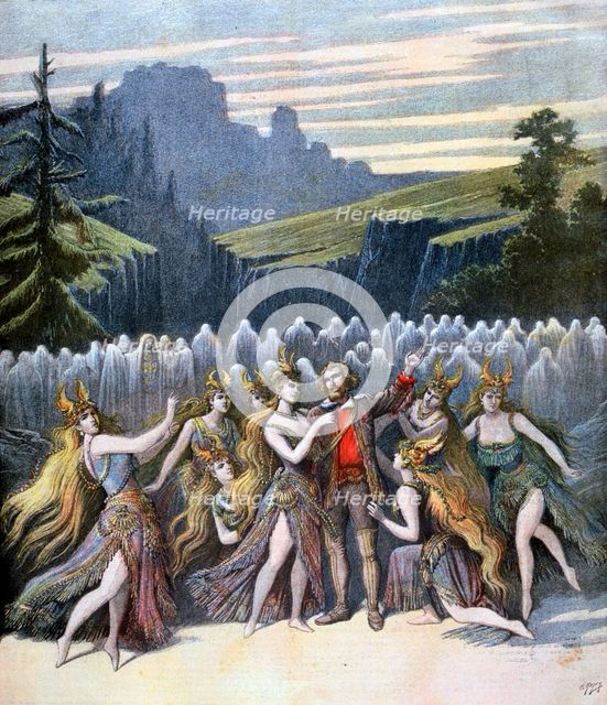 Rest In Peace, performance at the Théâtre de la Gaîté, 1894. Artist: Henri Meyer