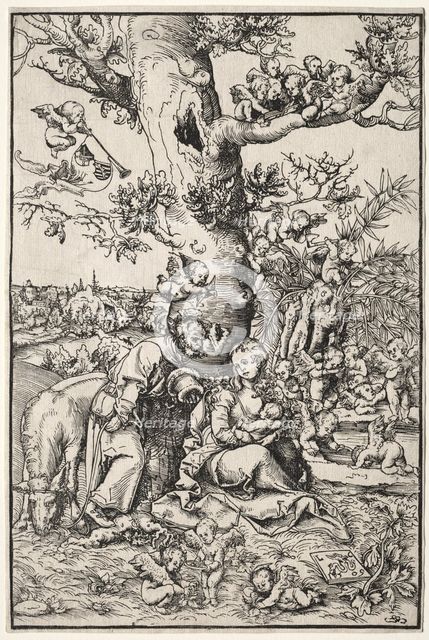 Rest on the Flight into Egypt, 1509. Creator: Lucas Cranach (German, 1472-1553).