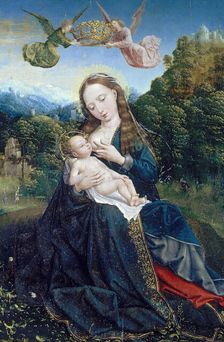 Rest on the Flight into Egypt, 1515-1525. Creator: Master of the Mansi Magdalen