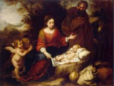 Rest on the Flight into Egypt, 1665. Creator: Bartolomé Esteban Murillo