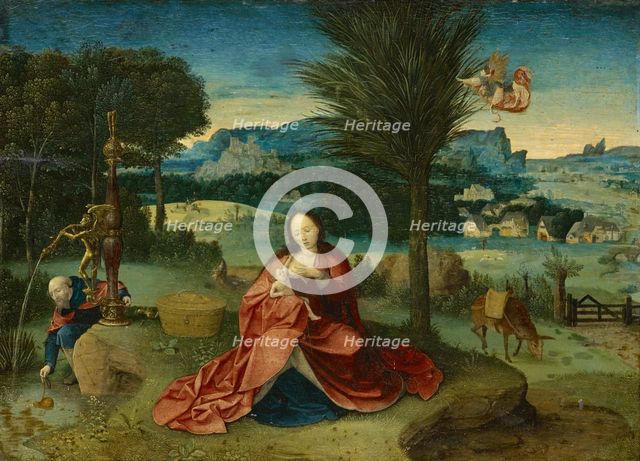 Rest on the Flight into Egypt, 1600. Creator: Joachim Patinir.