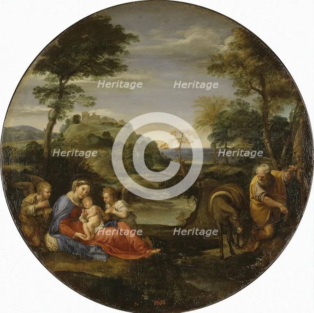 Rest on the Flight into Egypt, 1604. Creator: Annibale Carracci.